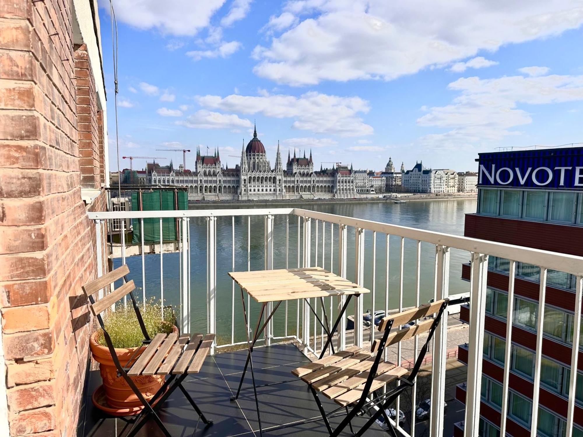Riverside Luxury Panorama Home - Smarttv, Fastwifi Budapeste Exterior foto